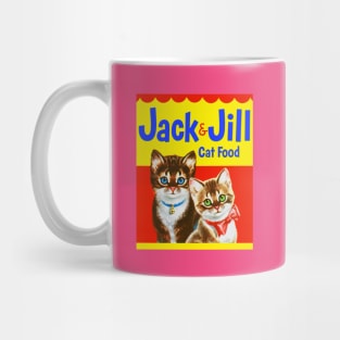 Jack and Jill Kittens Cat Food Mug